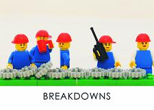 LEGO Diagnostic Cards, Breakdowns