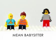 LEGO Diagnostic Card, Mean Babysitter