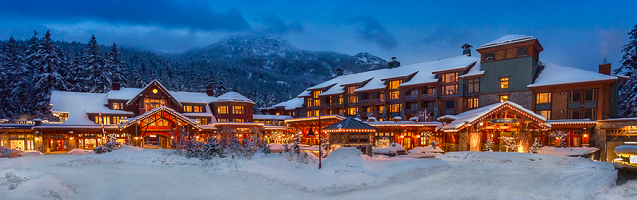 Hotel where we train in Whistler, BC