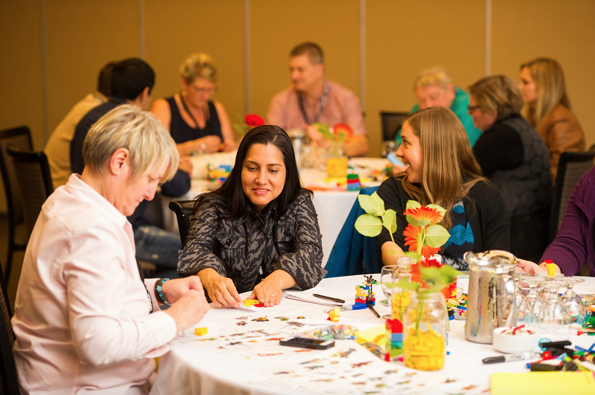 LEGO Facilitator Training at the Annual Unconference