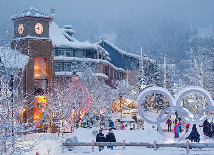 Beautiful scenery in Whistler, BC